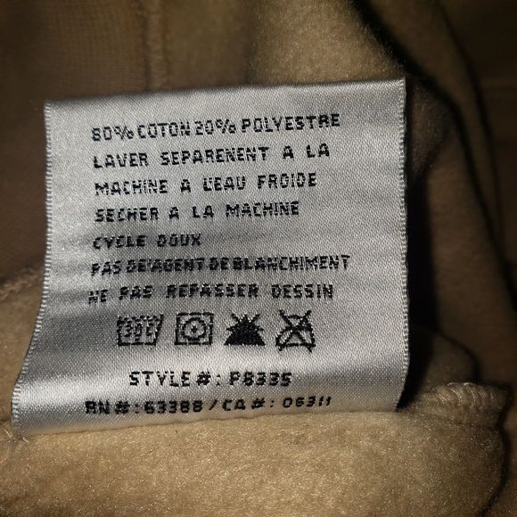 Vintage 2001 PUMA Tan SUPER BOWL XXV Sweatshirt Mens Size XL - Picture 5 of 7